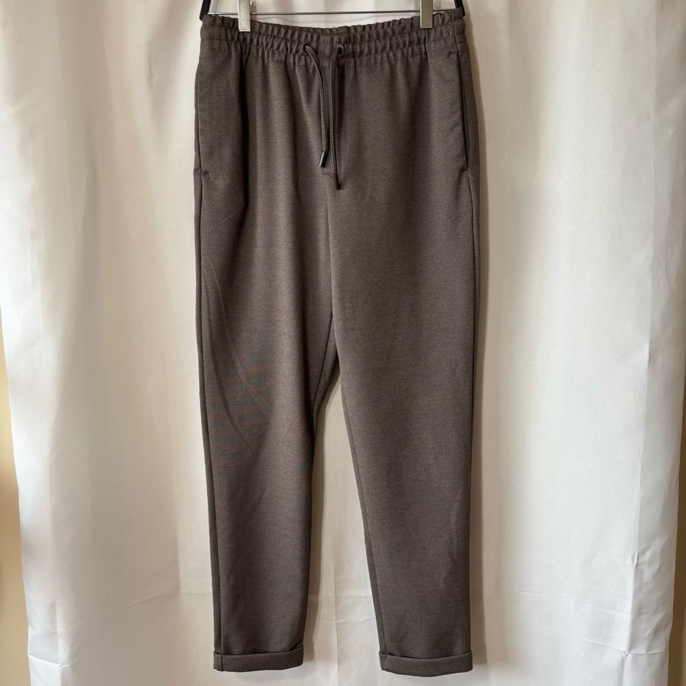 Zara Women’s Brown Pull On Drawstring Pants Sz S